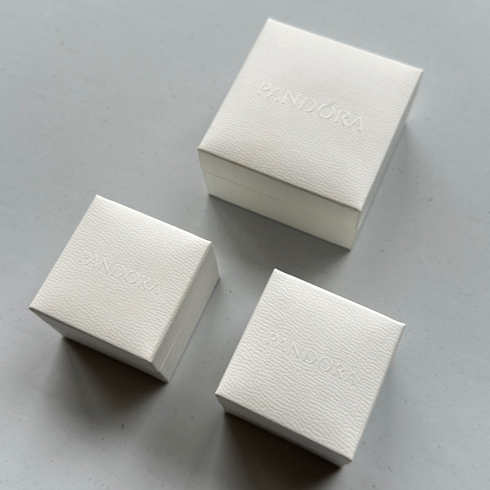 Empty PANDORA Charm Boxes set of 3